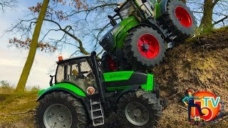 BRUDER Toys Traktor DEUTZ and FENDT [upl. by Fogel425]