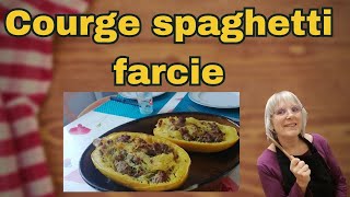 Courge spaghetti farcie [upl. by Melliw996]