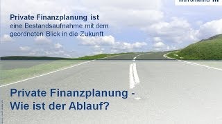 Private Finanzplanung  Ablauf [upl. by Ssor526]