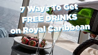 7 ways to get free drinks on a Royal Caribbean cruise [upl. by Rodman]