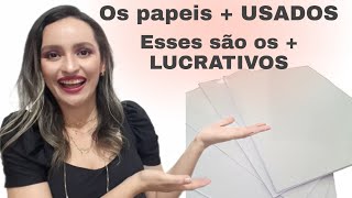 Qual papel comprar para fazer personalizadosQual papel usar para fazer personalizados [upl. by Dollie]