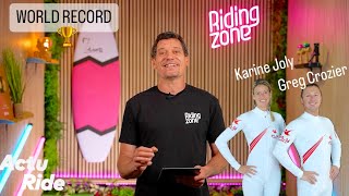 Record du Monde de parachutisme sur Riding Zone Greg Crozier amp Karine Joly  Extreme sports in USA [upl. by Neveda470]