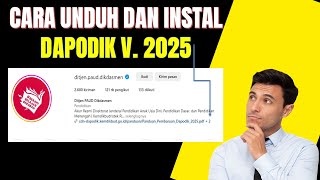 CARA UNDUH DAN INSTAL DAPODIK V2025 [upl. by Hadihahs688]