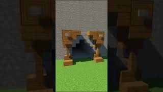 Entrada para Caverna  Minecraft  minecraft minecraftbuilding shorts minecrafttutorial [upl. by Tteraj180]