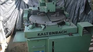 Kaltenbach Hydraulic Up Acting 16quot Cold Saw [upl. by Elirpa]