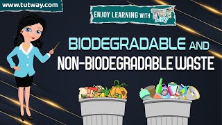 Biodegradable and NonBiodegradable Waste  Waste Management  How to Recycle Waste [upl. by Aicirtam468]