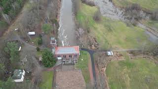 Hochwasser auch an der Neiße Die Neiße von Oben am 28122023 [upl. by Chladek]