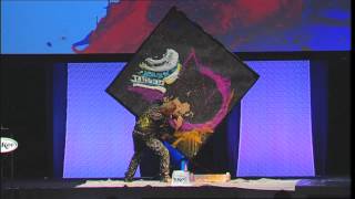 Incredible Upside Down  Speed Painter Entertainer Michael Ostaski on TV [upl. by Vahe]