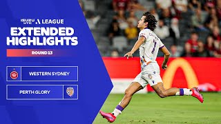 Western Sydney Wanderers v Perth Glory  Extended Highlights  Isuzu UTE ALeague 202324  Round 13 [upl. by Rigby177]