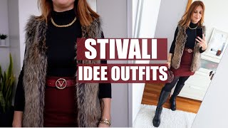 STIVALI COME ABBINARLI  9 IDEE OUTFIT PER VESTIRSI BENE CON GLI STIVALI  Isabella Emme [upl. by Towill]