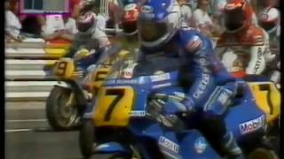 1988 French 500cc GP with Gardner Lawson Schwantz Sarron Sheene [upl. by Anaitsirc579]