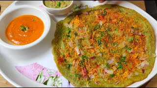 Moong Sprouts Chilla Recipe  Sprouts Chilla  Healthy Moong Chilla moongchilla healthychilla [upl. by Kessler]