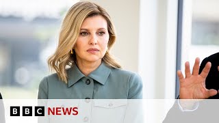 Ukraines First Lady Olena Zelenska speaks about the wars impact on her family  BBC News [upl. by Eiznik]