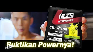 LMen Isopower Creatine  2023  Buktikan Powernya  15s  Lazada [upl. by Suirradal]