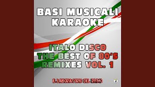 Amore disperato Karaoke Version Dance Remix In the Style of Nada [upl. by Spiros]