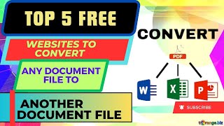 TOP 5 Websites to Convert PDF to Other Editable Document Files  Convert PDF ⇆ Word Excel PPT JPG [upl. by Ecneps30]