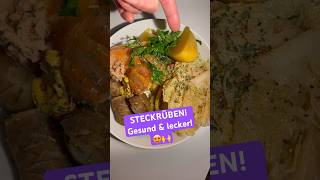 Neues Essen probieren Heute „Steckrübe“ 😋✌️ Schon mal gegessen 🌱 [upl. by Lorry567]