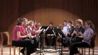 John Mackey  Strange Humors 2012 Double Clarinet Quartet [upl. by Misti950]