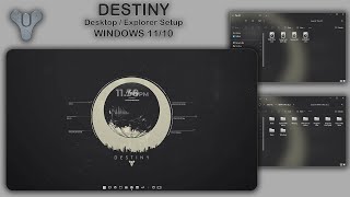 The minimal DESTINY GAMING desktop setup for windows 10 and windows 11 [upl. by Acker969]