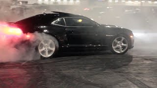 Atlanta Super Cars  Burnouts and Drifts  in the parking lot [upl. by Laud]