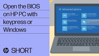 How to open the BIOS on your HP computer  HP Support [upl. by Halueb]