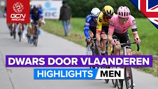 Late Attack From The Breakaway  Dwars Door Vlaanderen 2023 Highlights  Men [upl. by Eednar]