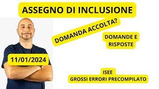 Assegno di inclusione accolta [upl. by Ludvig]