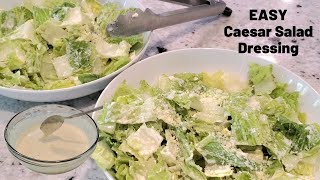 Kick Up Your Homemade Caesar Salad A Creamy Tangy Caesar Dressing Recipe [upl. by Letnuhs]