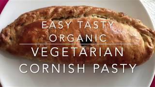 EASY QUICK ORGANIC VEGGIE cornish PASTY RECIPE possibly THE BEST EVER [upl. by Nanaek203]