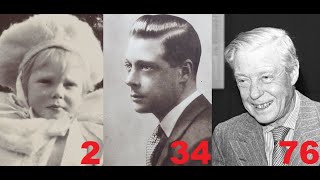 Edward VIII from 0 to 77 years old [upl. by Esiouqrut649]