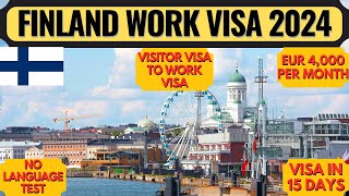 Finland Work Visa 2024  Schengen Visa  Jobs in Finland with High Salary  Dream Canada [upl. by Aihpled]