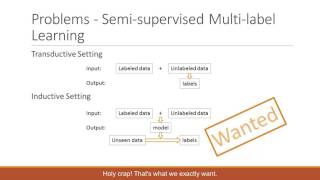 Inductive Semisupervised MultiLabel Learning with CoTraining [upl. by Airotahs]