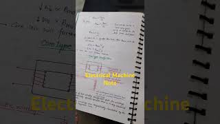 Electrical Machine Notes for all Electrical Engineering Exam pls subscribe to channel shortsvirel [upl. by Felske185]