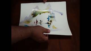 Watercolor Portrait Painting Demonstration  Artist Besnik XHEMAILI  Kosovo [upl. by Halsey502]