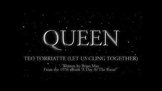 Queen  Teo Torriatte Let Us Cling Together Official Lyric Video [upl. by Ulrikaumeko562]