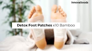 InnovaGoods Detox Foot Patches x10 Bamboo [upl. by Rehpotsrhc]