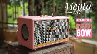 DIY BLUETOOTH 20 60W MINI SUPER BASS SPEAKER  Tự làm loa Bluetooth Mini 20 60W  MeoTo DIY [upl. by Llenad]