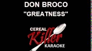 CKK  Don Broco  Greatness Karaoke [upl. by Olivann]