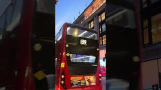 LONDON  Red doubledeckers on Oxford Street  Selfridges  Mayfair [upl. by Anelra]