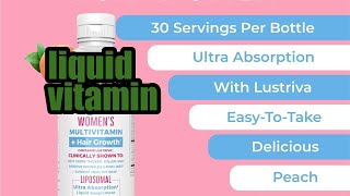 Review Liquid Multivitamin for Women  Hair Growth  Skin Care  Chromium Picolinate  Anti Aging Fo [upl. by Lener]