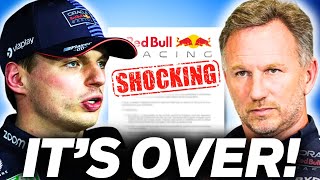 Red Bull FALLING APART After Verstappens NEW SHOCKING STATEMENT [upl. by Terryn563]