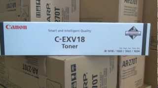 Canon Toner CEXV18 0386B002 iR 1018iR1022 [upl. by Caasi]