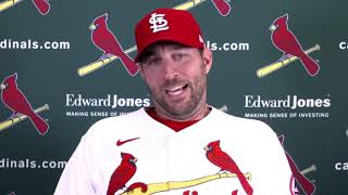 Adam Wainwright talks about returning to the Cardinals for 2022 [upl. by Nediarb620]