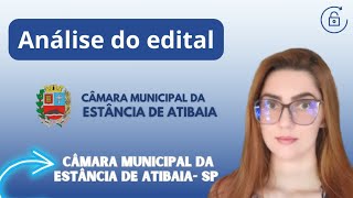 Concurso Câmara de Atibaia SP Análise do Edital 2024 [upl. by Azyl797]