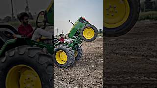 Bhai 🥺❤️nishudeshwal vehicle johndeere tractor stunt trending youtubeshorts search [upl. by Sevein]