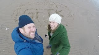 Day trip to the beach at Prestatyn in North Wales [upl. by Anialam]