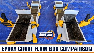 Epoxy Grout Flow Box Comparison  Epoxy Grout Shootout 2022 [upl. by Arndt]