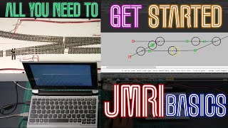 JMRI Layout Editor Interlocking Routes Roster and Throttles [upl. by Orips]