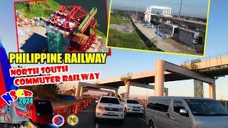 north south commuter railway project  philippine railway V 402  pnr nscr update [upl. by Tallula353]