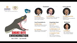 Topic SNAKE BITE ENVENOMATION  Yashoda Hospitals Hyderabad [upl. by Kleeman]